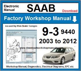 Saab 9-3 9440 Service Repair Manual
